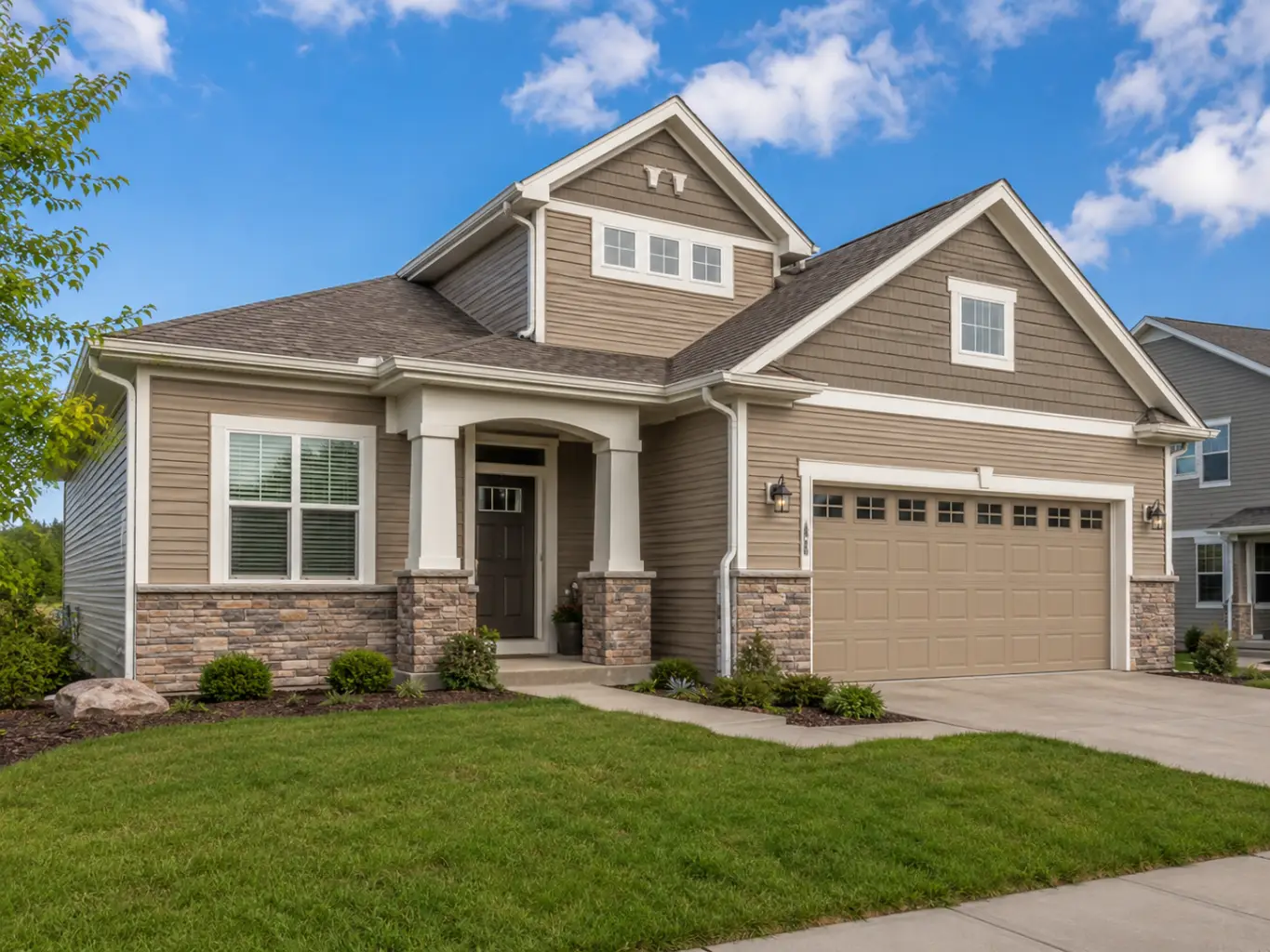 Residential property exterior view